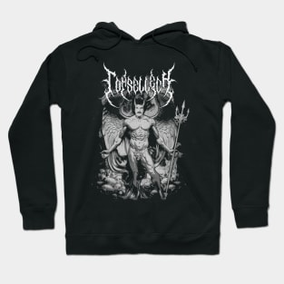 Black Metal The Demon Tom Selleck Hoodie